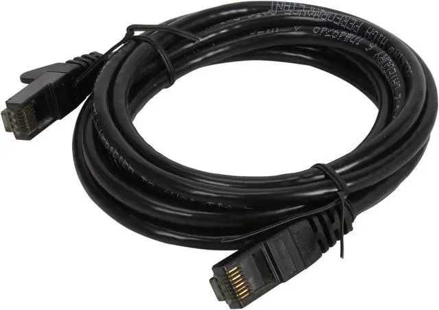 Alt view image 2 of 3 - Belkin A3L980b07-BLK-S 7 ft. Cat 6 Black Patch Cable CAT6 Snagless RJ-45M / RJ-45M