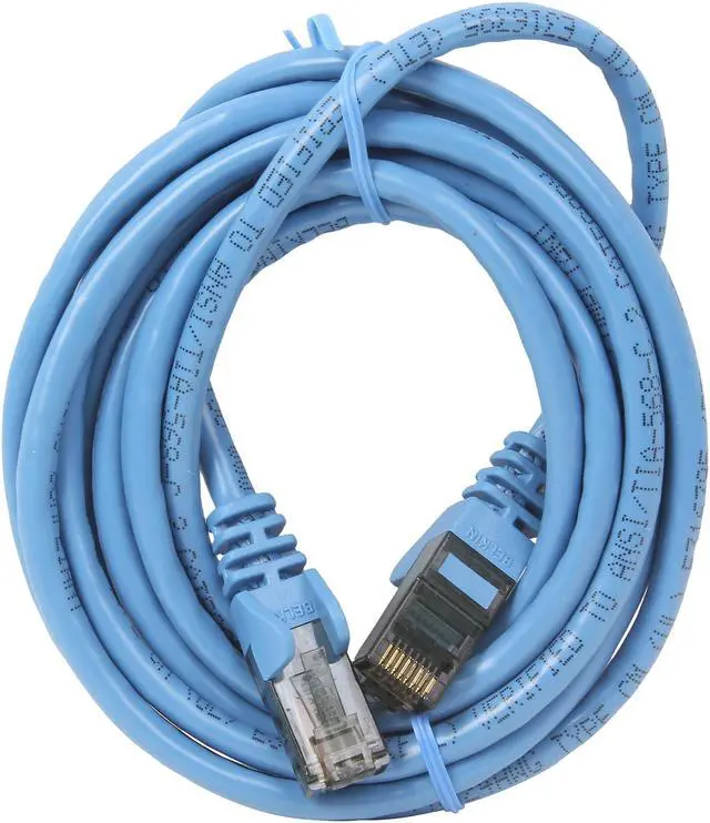 Alt view image 2 of 3 - Belkin A3L980b07-BLU-S 7 ft. Cat 6 Blue Patch Cable CAT6 Snagless RJ-45M / RJ-45M