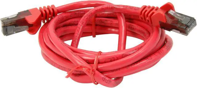 Alt view image 2 of 3 - Belkin A3L980B07-RED-S 7 ft. Cat 6 Red Patch Cable CAT6 Snagless RJ-45M / RJ-45M