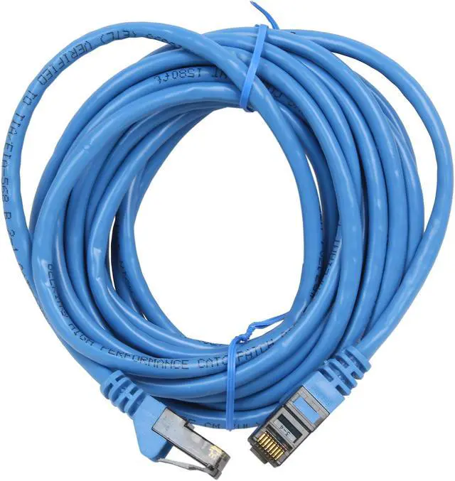Alt view image 2 of 3 - Belkin A3L980B14-BLU-S 14 ft. Cat 6 Blue Patch Cable Snagless RJ-45M / RJ-45M
