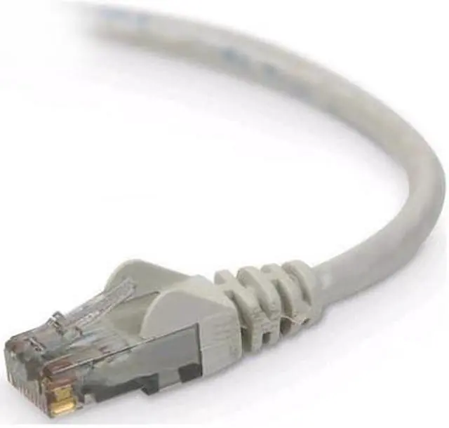 Alt view image 3 of 3 - Belkin A3L980B25-S 25 ft. Cat 6 Gray Patch Cable CAT6 Snagless RJ-45M / RJ-45M