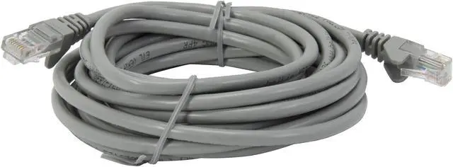 Alt view image 2 of 3 - Belkin A3L791-15-S 15 ft. Cat 5E Gray Patch Cable CAT5e Snagless RJ-45M / RJ-45M