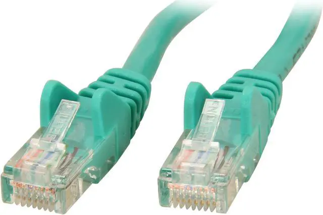 Main image of Belkin A3L791-05-GRN-S 5 ft. Cat 5E Green Patch Cable CAT5e Snagless RJ-45M / RJ-45M