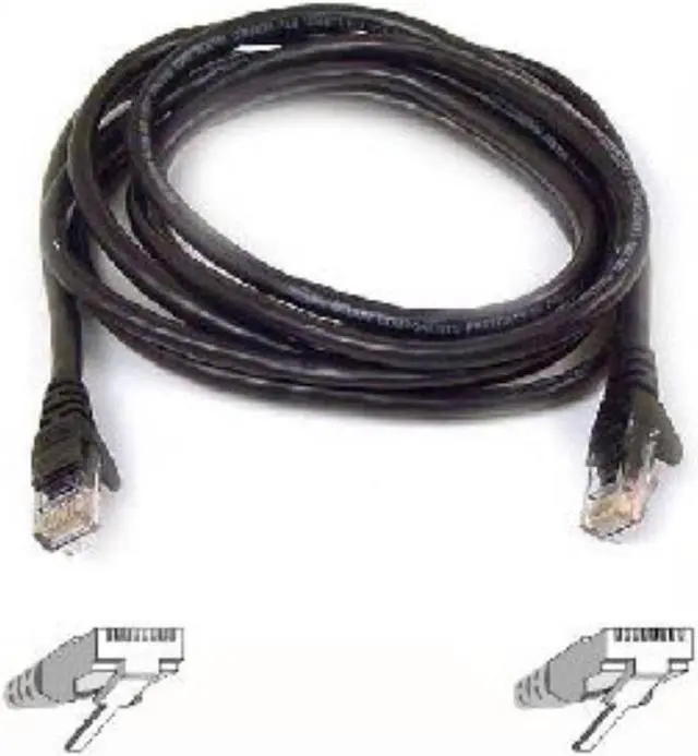 Main image of Belkin A3L980-03-RED-S 3 ft. Cat 6 Red Patch Cable CAT6 Snagless RJ-45M / RJ-45M