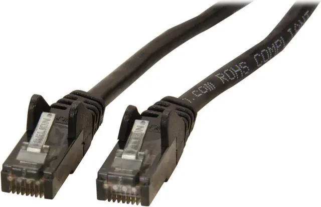 Main image of Belkin A3L980-15-BLK-S 15 ft. Cat 6 Black Cat. 6 UTP Patch Cable