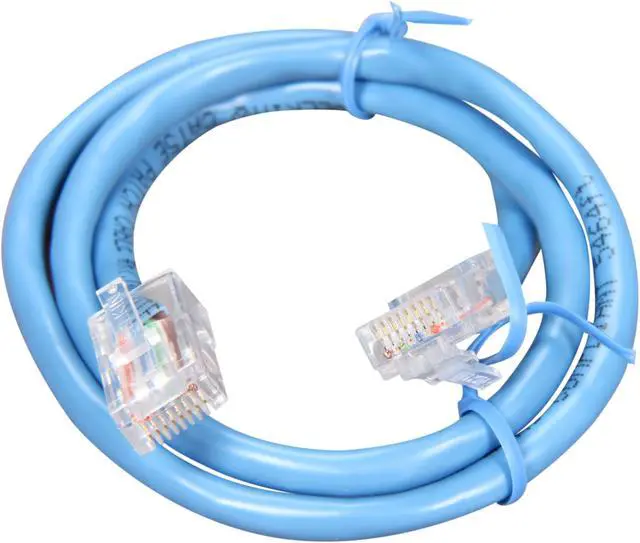 Alt view image 2 of 3 - Belkin A3L791-02-BLU 2 ft. Cat 5E Blue Cat5e Patch Cable