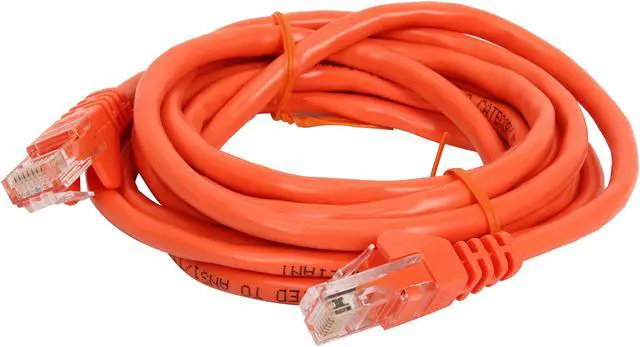 Alt view image 2 of 3 - Belkin A3L791-07-ORG-S 7 ft. Cat 5E Orange Cat5e Patch Cable