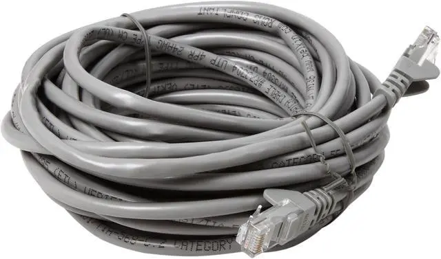 Alt view image 2 of 3 - Belkin A3L791-30-S 30 ft. Cat 5E Gray Patch Cable