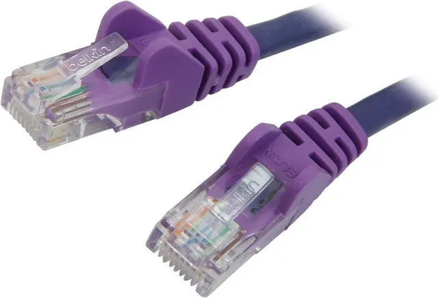 Main image of Belkin A3L791-15-PUR-S 15 ft. Cat 5E Purple Patch Cable