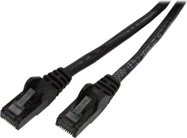 Main image of Belkin A3L980B25-BLK-S 25 ft. Cat 6 Black Snagless Patch Cable