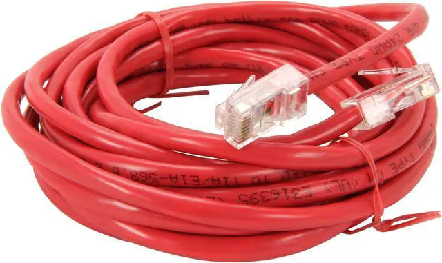 Alt view image 2 of 3 - Belkin A3X126-10-RED 10 ft. Cat 5E (Crossover) Red Cable