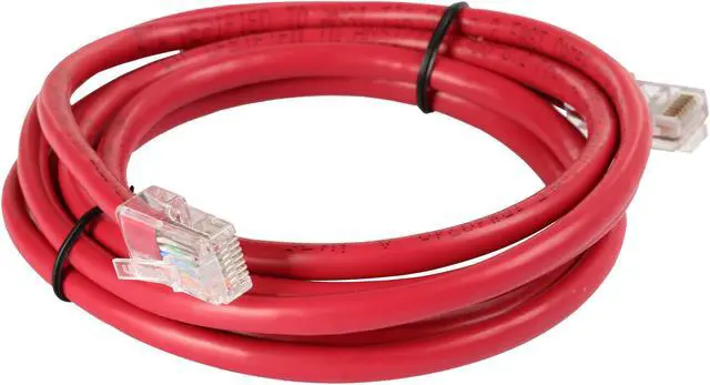 Alt view image 2 of 3 - Belkin A3X126-06-RED 6 ft. Cat 5E (Crossover) Red Cable