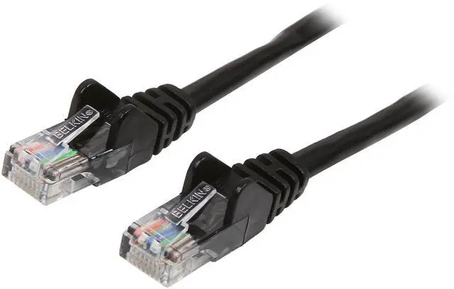 Main image of Belkin A3L791B25-BLK-S 25 ft. Cat 5E Black Patch Cable