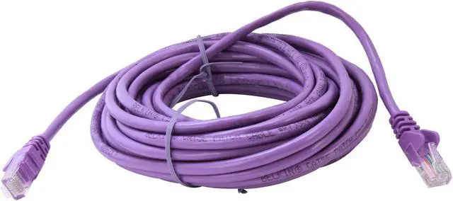 Alt view image 2 of 3 - Belkin A3L791-25-PUR-S 25 ft. Cat 5E Purple Patch Cable