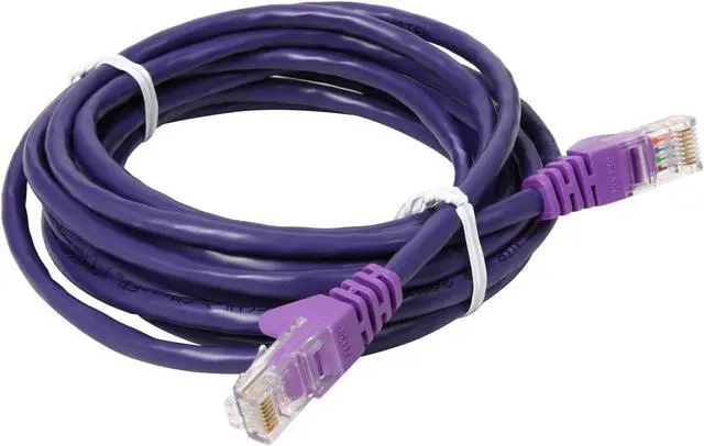 Alt view image 2 of 3 - Belkin A3L791-10-PUR-S 10 ft. Cat 5E Purple Patch Cable