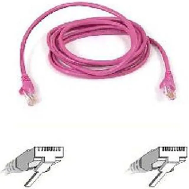 Main image of Belkin A3L791-10-PNK-S 10 ft. Cat 5E Pink UTP Patch Cable