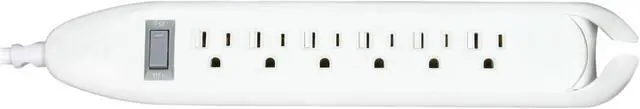 Alt view image 2 of 4 - BELKIN F9D160-04 6 Outlets Power Strip 4 ft. Cord Length