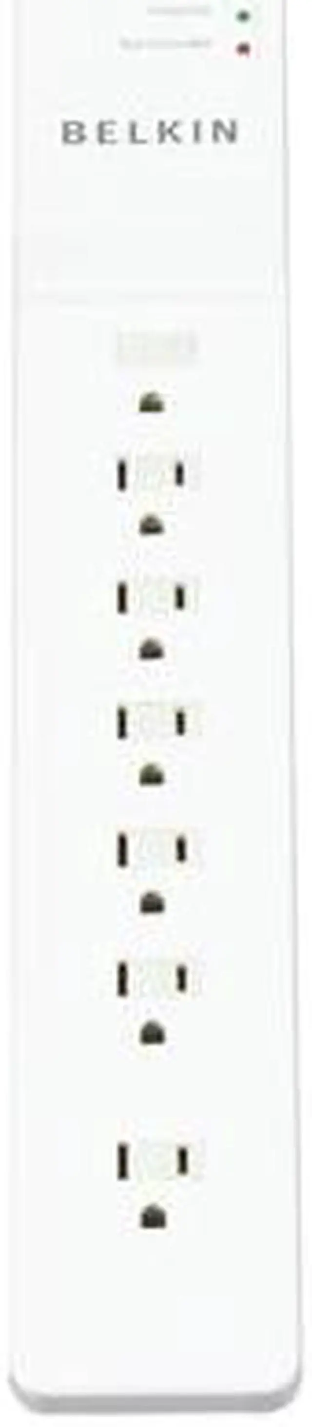 Alt view image 2 of 4 - BELKIN BE107000-07-CM 7.0 Feet 7 Outlets 2160 Joules Surge Protector