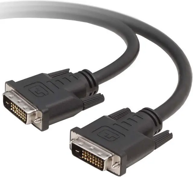 Main image of Belkin F2E7171-03-DV Black DVI to DVI Male to Male DVI-D to DVI-D Dual-Link M/M Cable