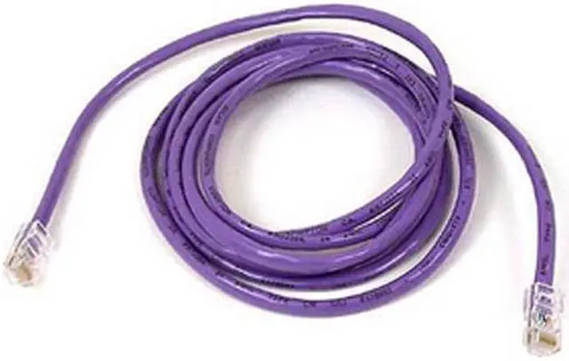 Alt view image 2 of 2 - Belkin A3L791-04-PUR 4 ft. Cat 5E Purple CAT 5e RJ45(M-M)  Purple Patch Cable