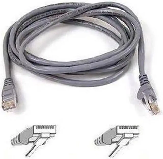 Main image of Belkin A3L980-30-S 30 ft. Cat 6 Gray CAT6 RJ45M/RJ45M Gray Patch Cable