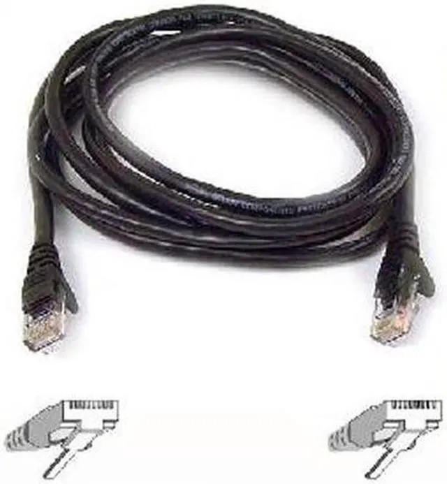 Alt view image 2 of 2 - Belkin A3L980-07-WHT-S 7 ft. Cat 6 White CAT6 RJ45M/RJ45M Patch Cable