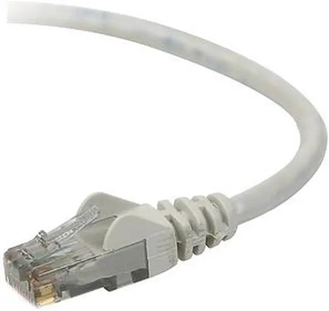 Main image of Belkin A3L980-01-S 1 ft. Cat 6 Gray CAT6 UTP RJ45M/RJ45M Snagless Gray Patch Cable