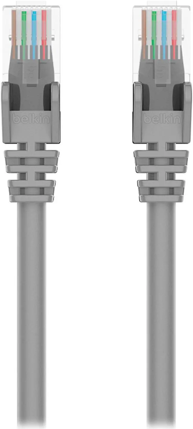 Main image of Belkin A3L980B50-S 50 ft. Cat 6 Gray UTP RJ45M/RJ45M Snagless Patch Cable