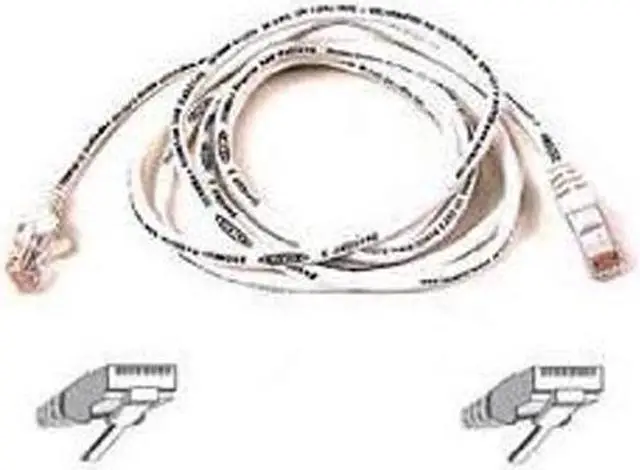 Main image of Belkin A3L791-02-WHT 2 ft. Cat 5E White UTP RJ45(M-M)  Patch Cable