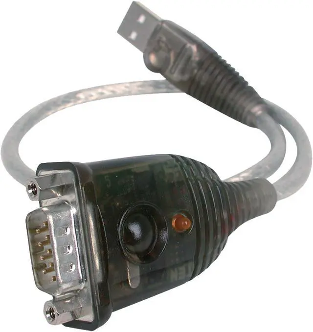 Alt view image 2 of 3 - IOGEAR Model GUC232A 16" USB to Serial RS-232 Adapter
