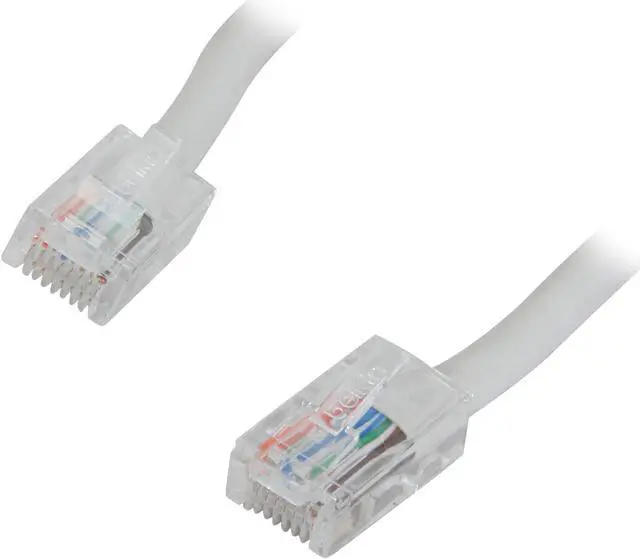 Main image of Belkin A3L791-14-WHT 14 ft. Cat 5E White UTP RJ45M/RJ45M Patch Cable