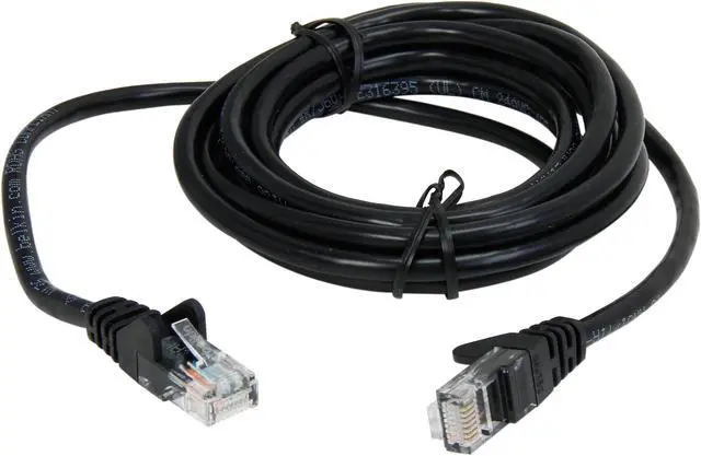 Alt view image 2 of 3 - Belkin A3L791-08-BLK-S 8 ft. Cat 5E Black UTP  RJ45M/RJ45M Snagless  Patch Cable