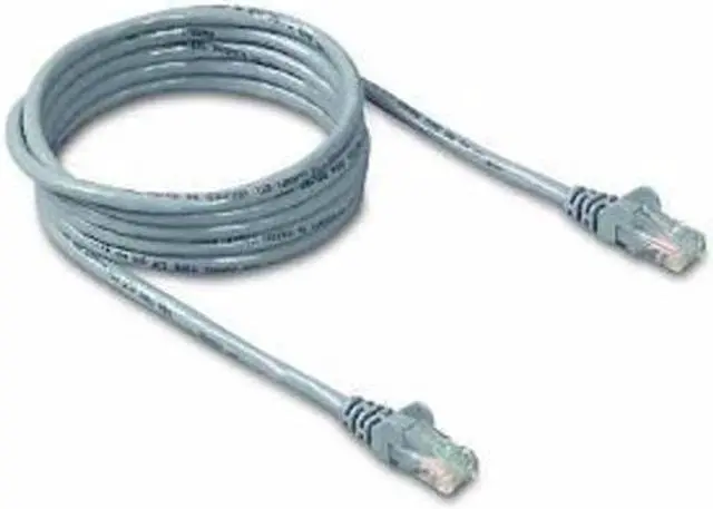 Alt view image 2 of 2 - Belkin A3L791-12-S 12 ft. Cat 5E Gray UTP RJ45M/RJ45M Patch Cable
