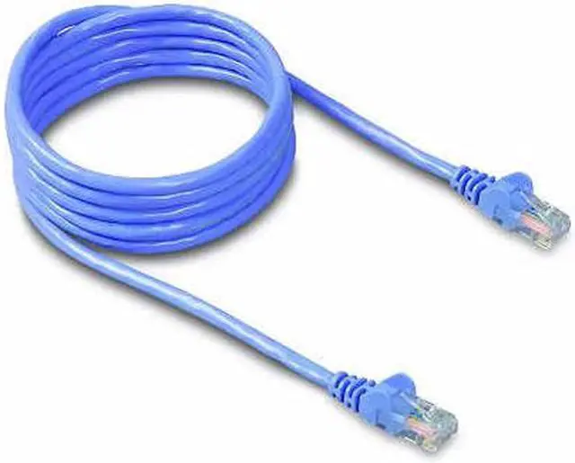 Alt view image 2 of 2 - Belkin A3L791-04-BLU-S 4 ft. Cat 5E Blue UTP RJ45M/RJ45M Snagless Patch Cable