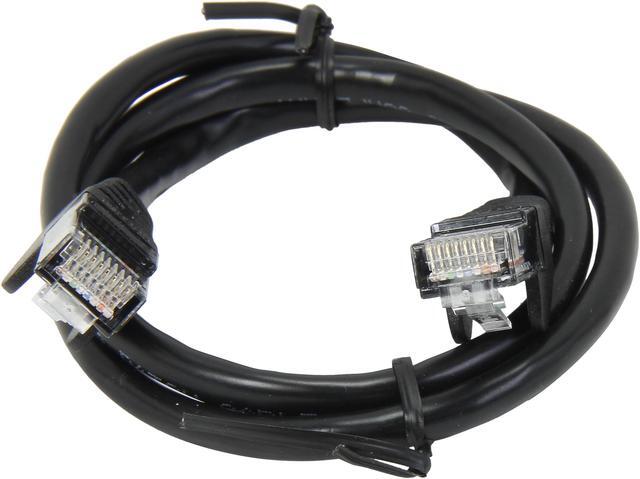 Alt view image 2 of 3 - Belkin A3L791-02-BLK-S 2 ft. Cat 5E Black UTP RJ45M/RJ45M Snagless Patch Cable