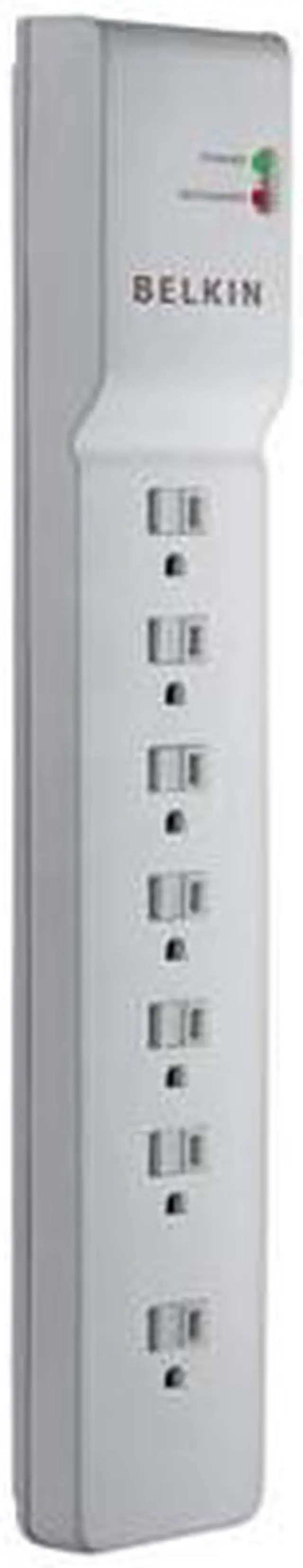 Alt view image 2 of 2 - BELKIN BE10700006-CM 6 ft 7 Outlets 750 J Surge Suppressor