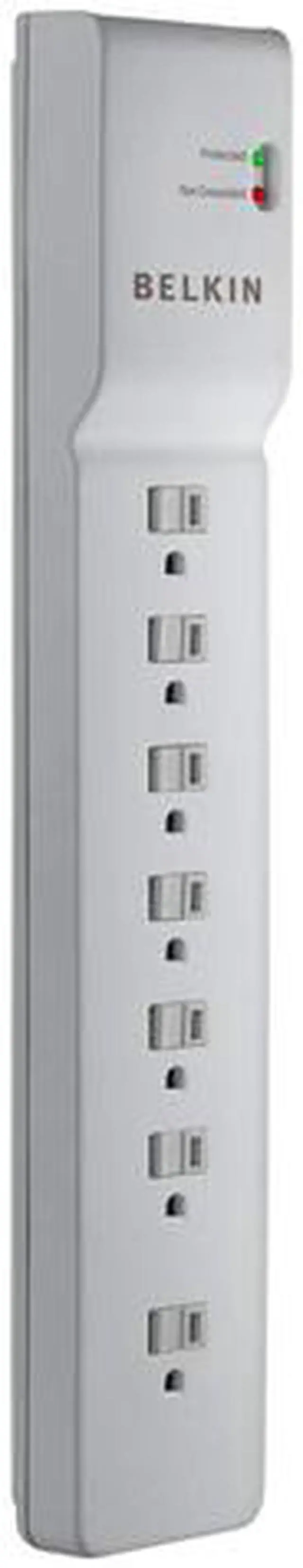 Main image of BELKIN BE10700006-CM 6 ft 7 Outlets 750 J Surge Suppressor