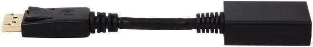 Alt view image 2 of 3 - Belkin F2CD004B See Product Details Black Displayport to HDMI Adapter Cable Female to Male