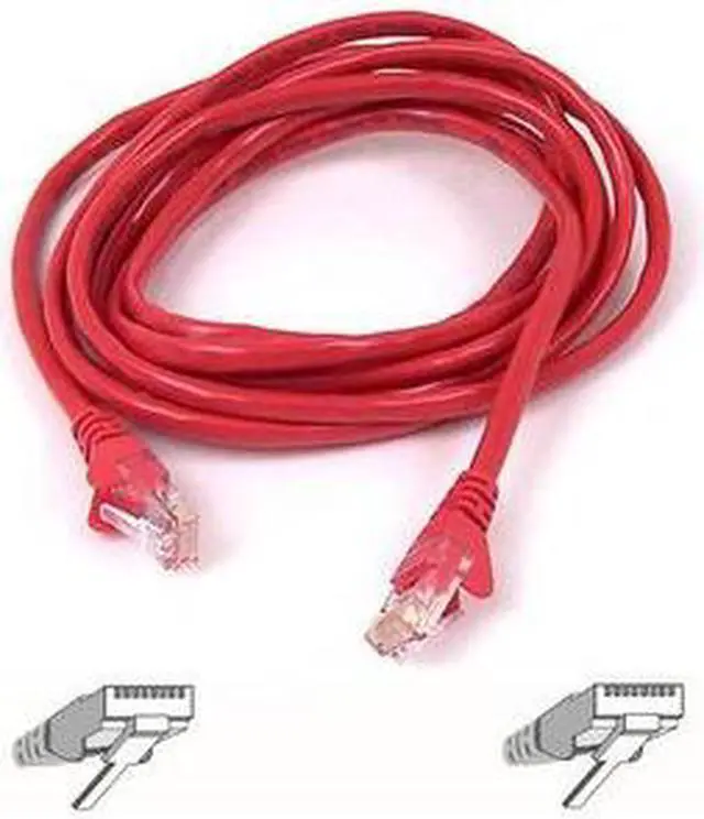 Main image of Belkin A3L791-10-RED 10 ft. Cat 5E Red Network Cable