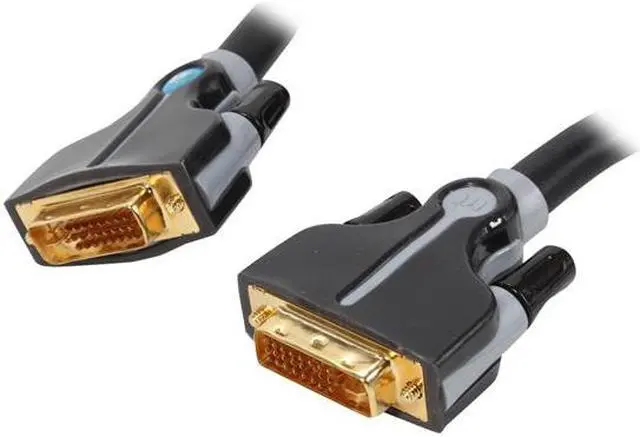 Main image of Monster Cable 122092-00 Black DVI to DVI Male to Male Digital Life High Performance DVI-D Monitor Cable - Advanced High Speed
