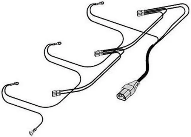 Alt view image 2 of 2 - HP Model AF556A 6 ft. Standard C13 to NEMA 5-15 Power Cord