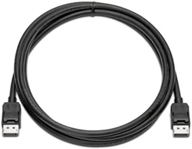 Alt view image 2 of 2 - HP VN567AA 6.6 ft. Black 1 x DisplayPort to 1 x DisplayPort DisplayPort Cable Kit Male to Male