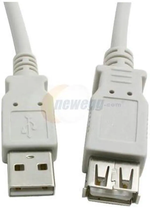 Alt view image 3 of 4 - GENERIC 10U2-02106-E Gray USB 2.0 Extension Cable, AM/ AF - OEM