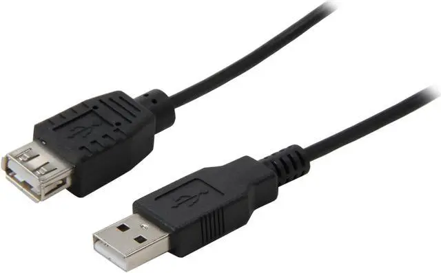 Main image of Coboc 1.5 ft. USB 2.0 A Male to A Female Extension Cable (Black)