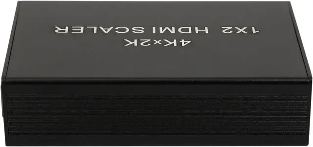 Alt view image 4 of 6 - Coboc HM-SPL-4KUP-1X2 2 Ports 1 in 2 out 4K2K HDMI Scaler splitter w/4K2K,1080P,3D HDCP Supports - Up & Down Scaling 1080P and UHD 4K at 24/25/30fps input.