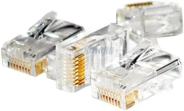 Main image of GENERIC 68PG-02C5RD-100 Cable Plugs for Cat 5 Solid Wire, 100-Pack - OEM