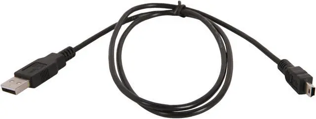 Alt view image 2 of 3 - Coboc 3 ft. USB 2.0 A Male to Mini-B 5-pin Male Cable (Black)