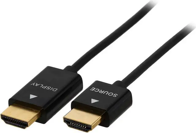 Main image of Coboc RM-18G-HDAC-10-BK 10 ft Black Ultra Slim 18Gbps Active High speed HDMI Cable w/ RedMere Technology, Stranded Tinned Copper, PET Jacket 36AWG, M-M - Ultra HD 4K x 2K & 3D Compatible - 4096x2160P
