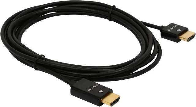 Alt view image 2 of 3 - Coboc RM-18G-HDAC-10-BK 10 ft Black Ultra Slim 18Gbps Active High speed HDMI Cable w/ RedMere Technology, Stranded Tinned Copper, PET Jacket 36AWG, M-M - Ultra HD 4K x 2K & 3D Compatible - 4096x2160P