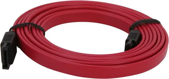 Alt view image 2 of 3 - Coboc 6 ft. Serial ATA (SATA) 2 Cable (Red)